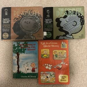 Vintage Charles Schultz Peanuts Collection Books Set of 4